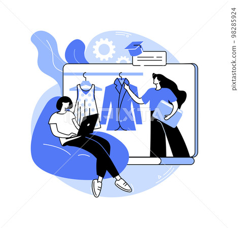 Style and fashion isolated cartoon vector illustrations. Style and fashion isolated cartoon vector illustrations. 98285924