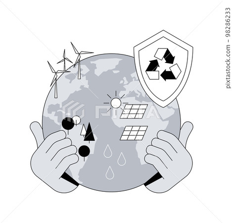 Resources protection abstract concept vector illustration. Resources protection abstract concept vector illustration. 98286233