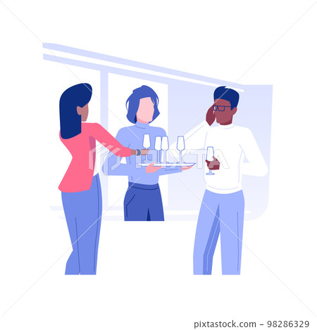 Catering service isolated concept vector illustration. Catering service isolated concept vector illustration. 98286329