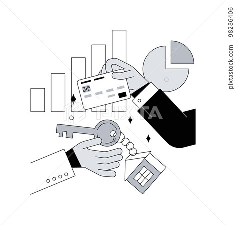 Property market abstract concept vector illustration. 98286406