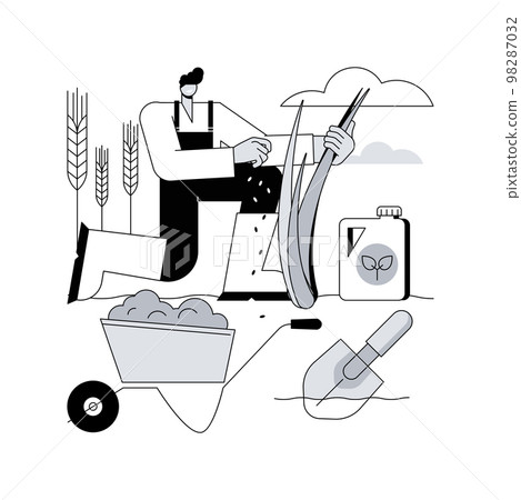 Soil fertility abstract concept vector illustration. Soil fertility abstract concept vector illustration. 98287032