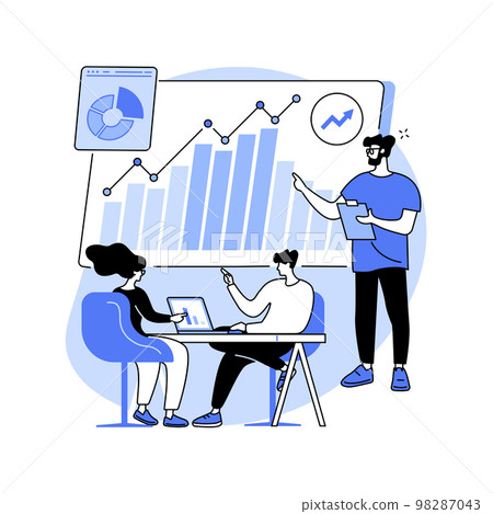 Meeting abstract concept vector illustration. Meeting abstract concept vector illustration. 98287043