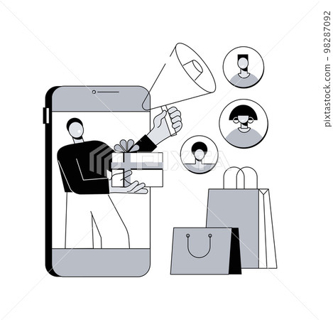 Brand advocate abstract concept vector illustration. Brand advocate abstract concept vector illustration. 98287092