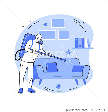 Home sterilization services abstract concept vector illustration. Home sterilization services abstract concept vector illustration. 98287111