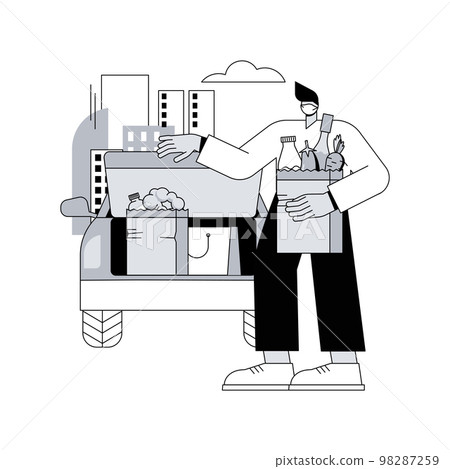Call for load products abstract concept vector illustration. Call for load products abstract concept vector illustration. 98287259