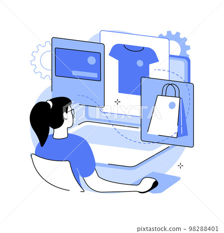 Company branding abstract concept vector illustration. Company branding abstract concept vector illustration. 98288401