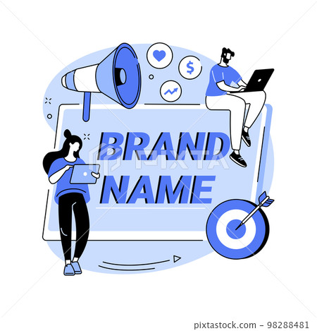 Brand name abstract concept vector illustration. Brand name abstract concept vector illustration. 98288481