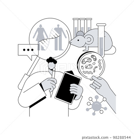 Genetically modified organism abstract concept vector illustration. Genetically modified organism abstract concept vector illustration. 98288544
