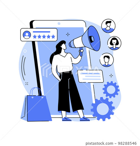 Brand advocate abstract concept vector illustration. Brand advocate abstract concept vector illustration. 98288546