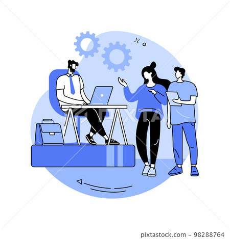 Legal services abstract concept vector illustration. Legal services abstract concept vector illustration. 98288764