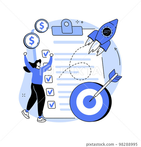 Project closure abstract concept vector illustration. Project closure abstract concept vector illustration. 98288995