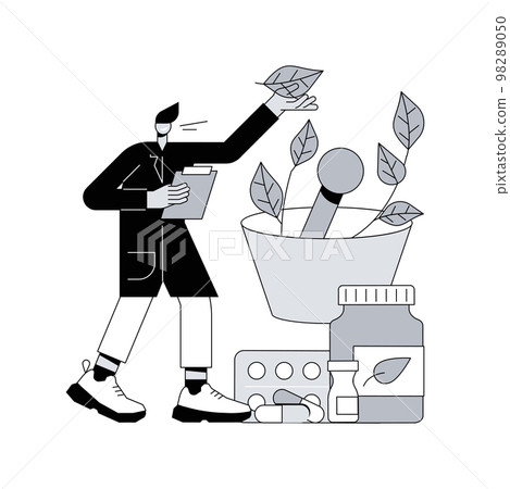 Homeopathy abstract concept vector illustration. Homeopathy abstract concept vector illustration. 98289050