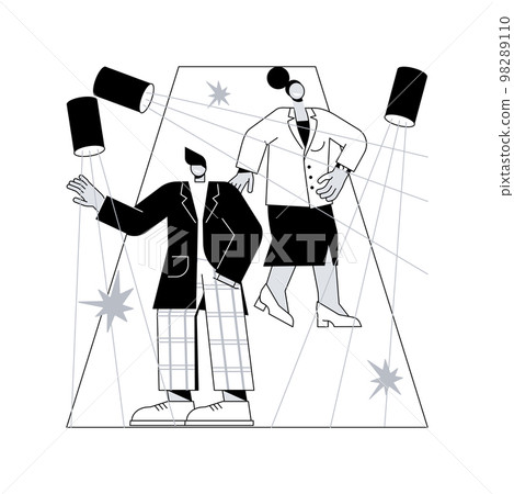 Fashion industry abstract concept vector illustration. Fashion industry abstract concept vector illustration. 98289110