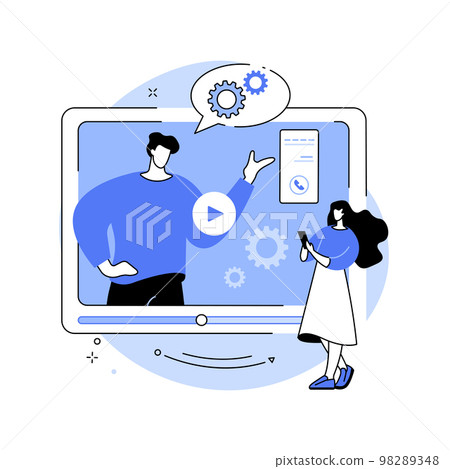 Technical review abstract concept vector illustration. Technical review abstract concept vector illustration. 98289348