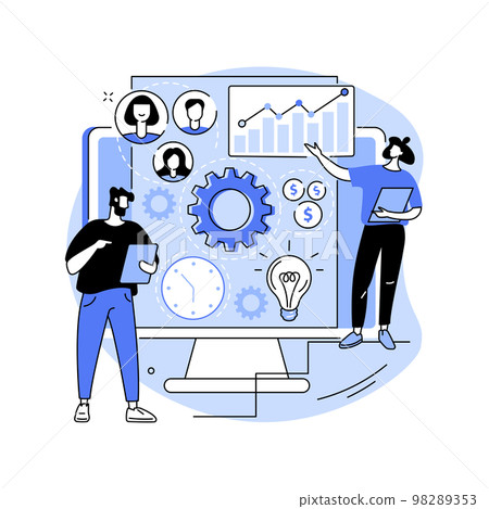 Enterprise architecture abstract concept vector illustration. Enterprise architecture abstract concept vector illustration. 98289353