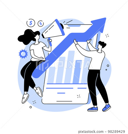 Marketing team abstract concept vector illustration. Marketing team abstract concept vector illustration. 98289429
