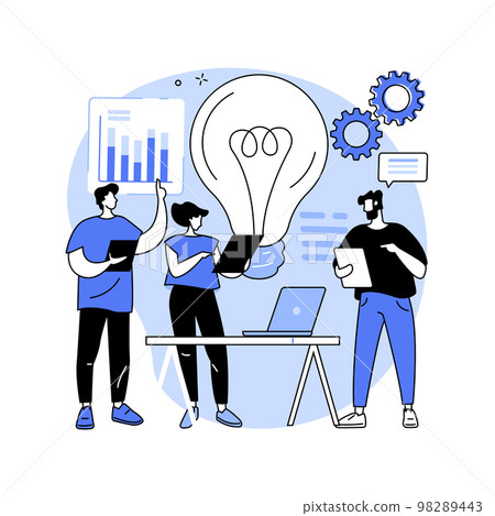 Brainstorm abstract concept vector illustration. Brainstorm abstract concept vector illustration. 98289443