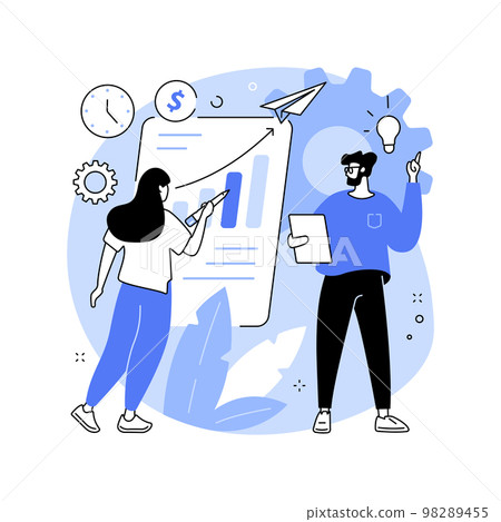 Business idea abstract concept vector illustration. Business idea abstract concept vector illustration. 98289455