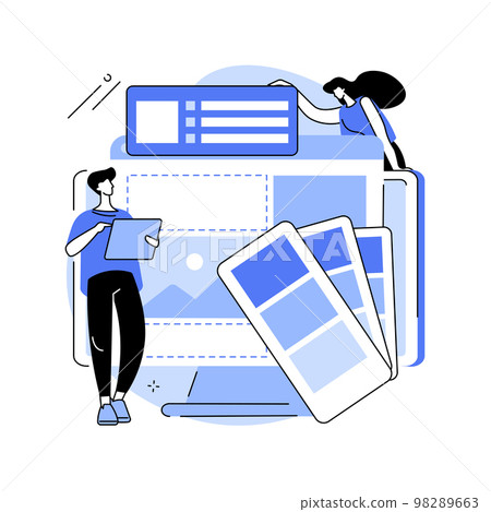 Typography abstract concept vector illustration. Typography abstract concept vector illustration. 98289663