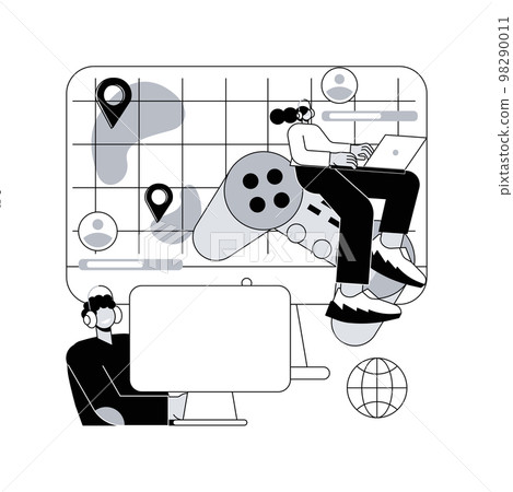Multiplayer online battle arena abstract concept vector illustration. Multiplayer online battle arena abstract concept vector illustration. 98290011