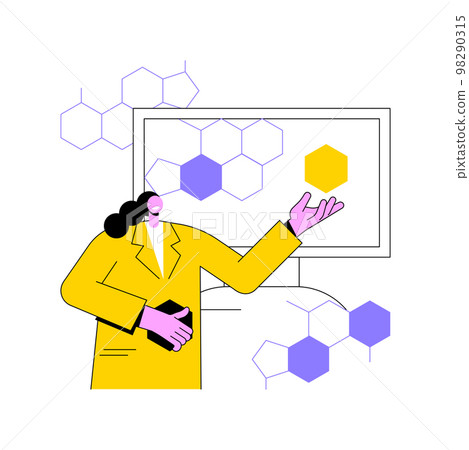 Graphene technologies abstract concept vector illustration. 98290315