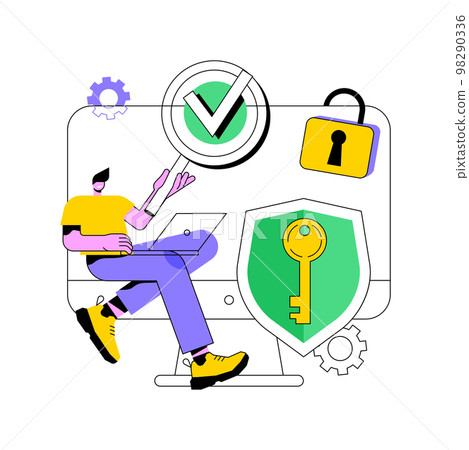 General data protection regulation abstract concept vector illustration. General data protection regulation abstract concept vector illustration. 98290336