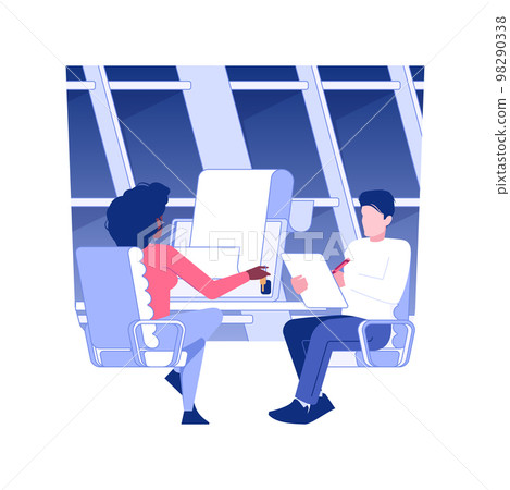 Buying car isolated concept vector illustration. 98290338