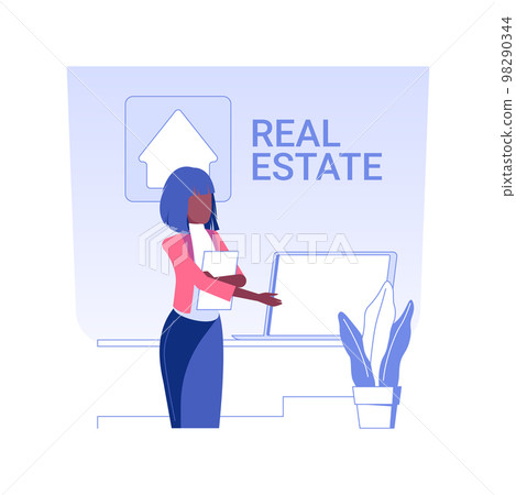 Tenant and landlord representation isolated concept vector illustration. Tenant and landlord representation isolated concept vector illustration. 98290344