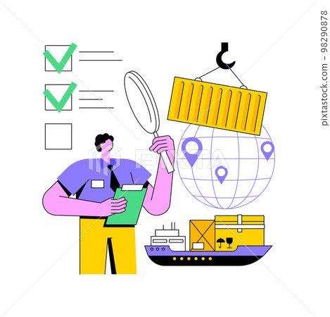 Export control abstract concept vector illustration. Export control abstract concept vector illustration. 98290878