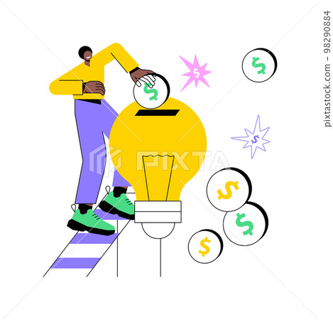Venture investment abstract concept vector illustration. Venture investment abstract concept vector illustration. 98290884