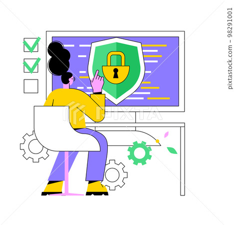 Information privacy abstract concept vector illustration. Information privacy abstract concept vector illustration. 98291001