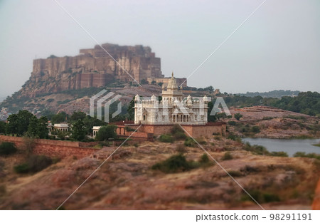 Jaswant Thada is a cenotaph located in Jodhpur, in the Indian state of Rajasthan. Jaisalmer Fort is Tilt shift lens - situated in the city of Jaisalmer, in the Indian state of Rajasthan. Jaswant Thada is a cenotaph located in Jodhpur, in the Indian state of Rajasthan. Jaisalmer Fort is Tilt shift lens - situated in the city of Jaisalmer, in the Indian state of Rajasthan. 98291191