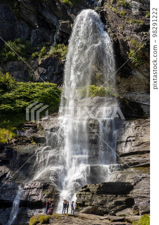 Steinsdalsfossen is a waterfall in Norway. Steinsdalsfossen is a waterfall in Norway. 98291222