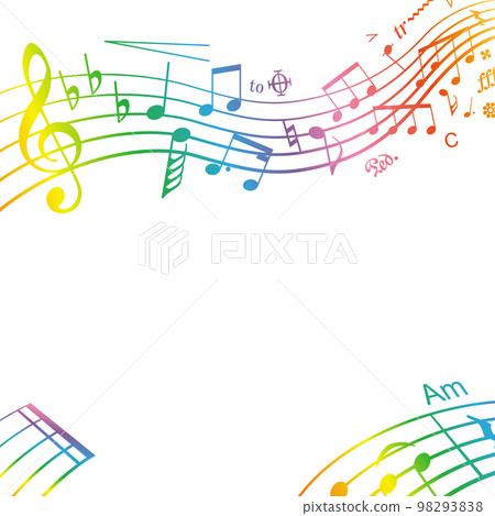音樂符號背景圖 音樂符號背景圖 98293838