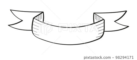 Winner prize, ribbon in hand drawn style. First place doodle icon. Champion ribbon in sketch style. Awards,tag, victory Winner prize, ribbon in hand drawn style. First place doodle icon. Champion ribbon in sketch style. Awards,tag, victory 98294171