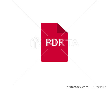Document, pdf, format icon. Vector illustration. Document, pdf, format icon. Vector illustration. 98294414