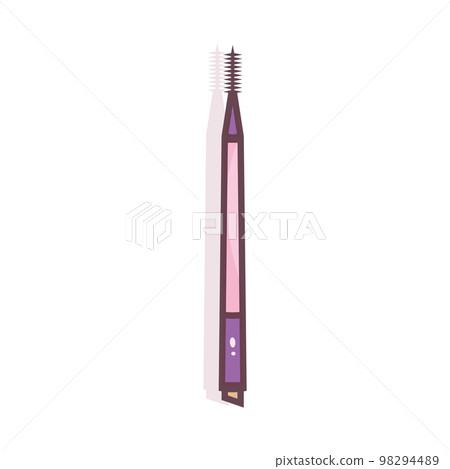 Isolated makeup brush colored fashion icon Vector Isolated makeup brush colored fashion icon Vector 98294489