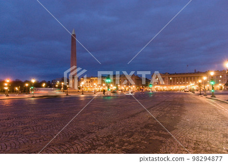 巴黎協和廣場夜景 98294877