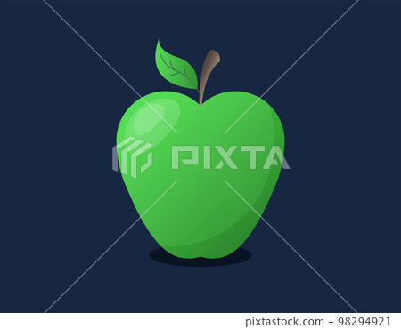 Apple bitten piece cartoon vector illustration Apple bitten piece cartoon vector illustration 98294921