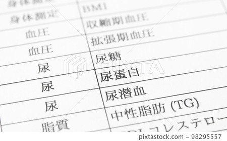 Urinary protein Health check Health management Kidney function Kidney 98295557