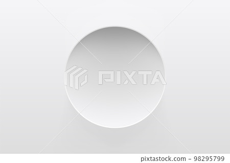 circle shape with light and shadow backdrop 98295799