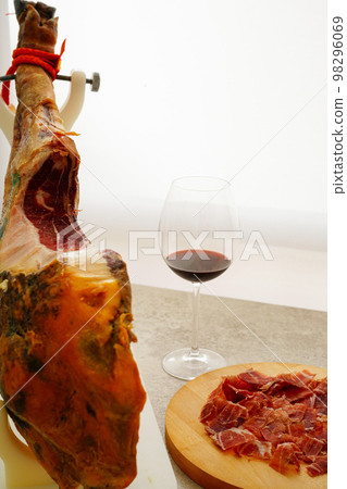 Sliced Jamon and Iberico Jamon Logs Sliced Jamon and Iberico Jamon Logs 98296069