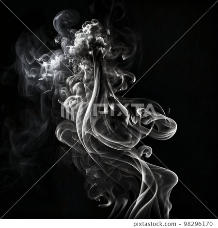 Smoke isolated on black background Smoke isolated on black background 98296170