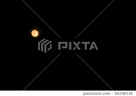 Hakushu Town, Hokuto City, full moon in January 98296536