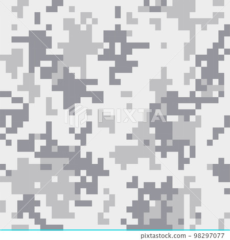 Camouflage military pixel 98297077