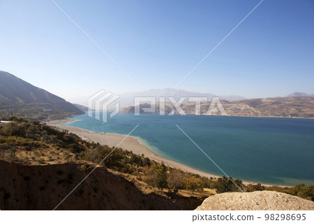 Charvak reservoir. Bostanlyk region. Tashkent region. Uzbekistan 98298695