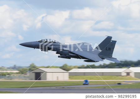US Air Force in Europe F-15E Strike Eagle Takeoff US Air Force in Europe F-15E Strike Eagle Takeoff 98299195