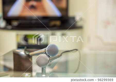 卡拉 OK 圖像卡拉 OK 盒 98299369