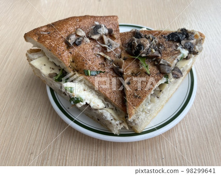 hot italian sandwich panino 98299641
