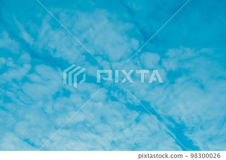 Altocumulus sky air weather blue background high cloudy atmosphere Altocumulus sky air weather blue background high cloudy atmosphere 98300026